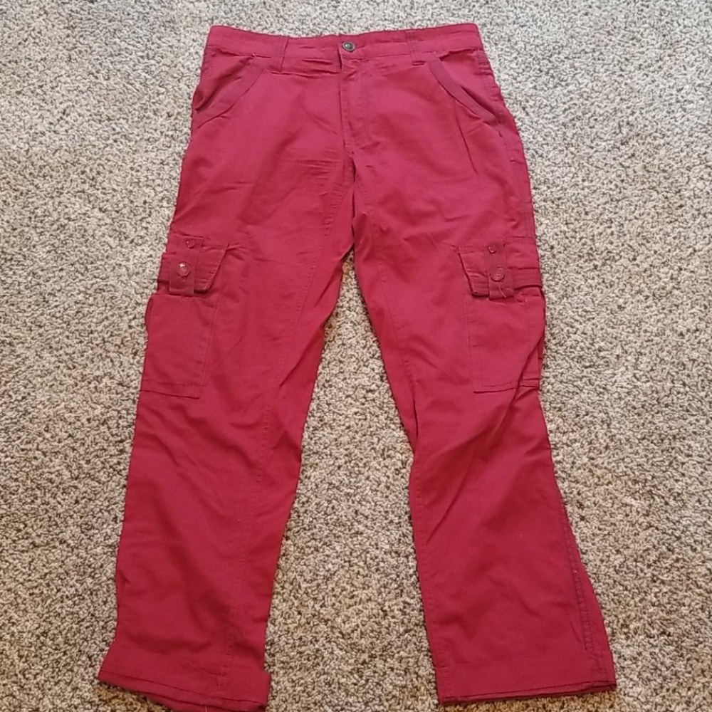 Red Cargo Pants